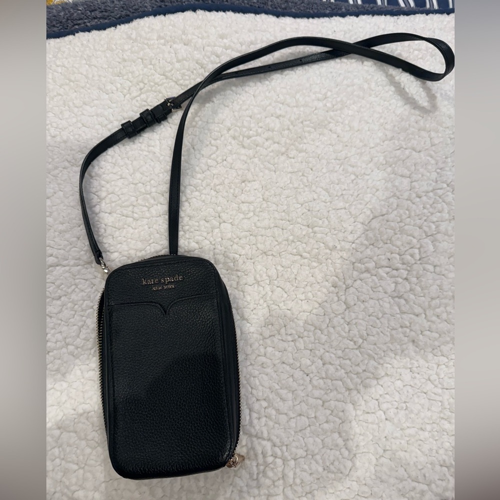 Kate Spade Black Leather Crossbody